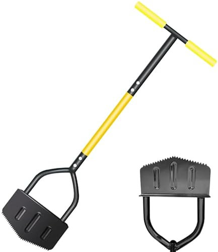 Cortador de bordes de césped Manual, 108cm Cortador de Borde con Mango, Herramienta de Borde de Césped para Aceras, Césped, Entradas de Vehículos, Cortabordes Manuales para Jardinería (Tipo V)