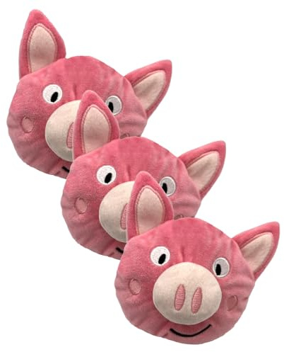 Aumüller Cuscino da gioco per gatti Peggy, set da 3 pezzi, giocattolo per gatti con imbottitura in valeriana