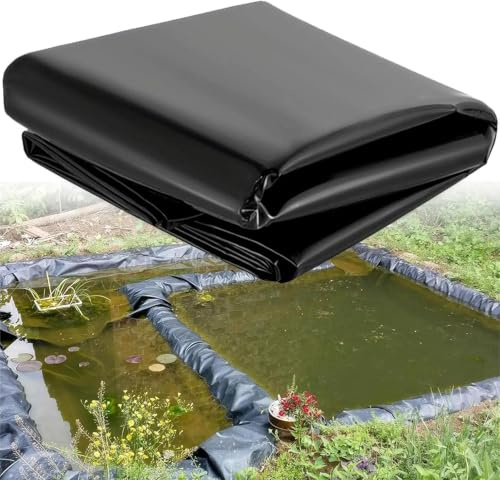 Revestimiento de polietileno reforzado de 0,5 mm para estanques preformados, resistente a los rayos UV, ideal para jardines acuáticos