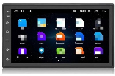 Sistema de navegación por vídeo con reproducción de Coche. Estéreo para Coche Android 13 de 7 con GPS, Reproductor Radio y WiFi táctil