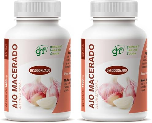 GHF - GHF Ajo Macerado 60 perlas 1420 mg (Paquete de 2)