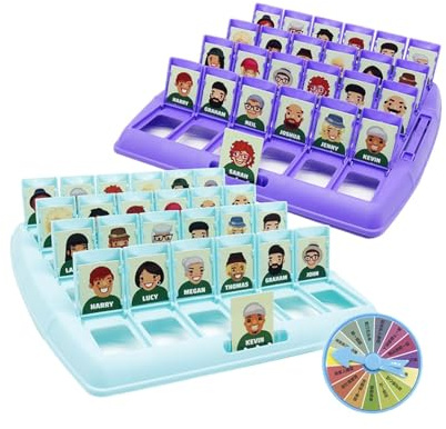 CoudarTitie Juego de Mesa Adivina Quién Soy para Viajes, Regalos de Cumpleaños para Niñas.