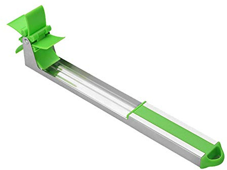 Cortador de sandía de molino de viento, descorazonador de cuchillos de acero inoxidable, herramienta de corte creativa multifunción de frutas y verduras