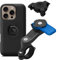 QUAD LOCK Soporte de Teléfono para Manillar de Moto con Amortiguador de Vibraciones y Funda mag para iPhone 16 Pro