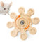 lasuroa Rotierendes Chinchilla-Spielzeug, Chinchilla Spielzeug Holz Hamster Kauspielzeug Hängendes Chinchilla-Spielzeug Chinchilla Käfig Zubehör für Chinchillas Hamster(Holzfarbe)
