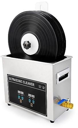 Ultraljudsrengöring, Ultraljudsrengöringsmaskin, CJ-031S 6,5L Skivrengöringsenhet För Vinylskivor för rengöring av smycken