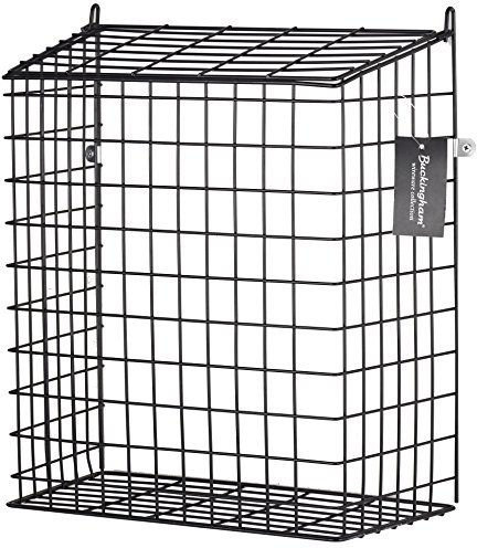 Buckingham 30052 Black Front Door Cage, Guard, Basket, Mail Catcher, Post, Letter Box, Pre-Assembled