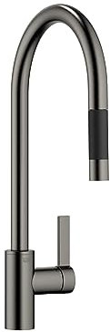 Dornbracht Single Lever Mixer Pull-Down Tara Ultra 33870875-99 Dark Platinum Matt