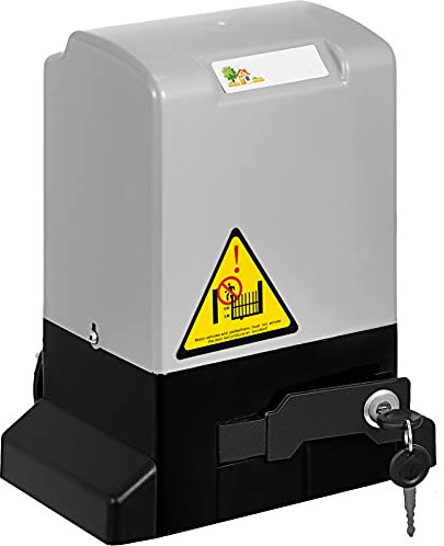 VEVOR Torantrieb Schiebetor 600 kg, Torantrieb Schiebetor Set 12 m, Elektrischer Schiebetorantrieb 13 m/min, Schiebetorantrieb Set mit 2 Fernbedienungen, 280 W Leiser Torantriebe für Hotel, Fabrik