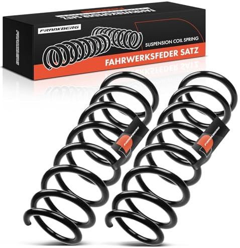 Frankberg 2x Muelles de chasis Muelles de suspensión Compatible con Serie 7 E65 E66 E67 730d 730 Ld 735i Li 740i Li 745i Li 2001-2008 Replace# 33536753494,RC6695