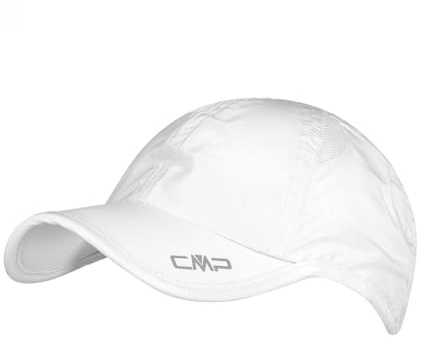 CMP - Cappellino da running da uomo, Bianco, U