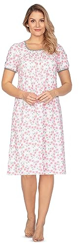 e.Femme® Celina 804 Camisa de Noche de Mujer en Algodón, 42