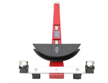 Lfhelper Manueller Rohrbieger Handrohrbieger Rohrbiegemaschine Set mit Biege-Satz 6~22mm (1/4-7/8) Biegeradius bis 90° mit Rohrschneider und Entgrater für Kupfer, Hydraulikbereich, Kühlsysteme