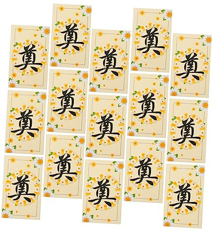 minkissy 45piezas Tarjetas Oración Funerales Tarjetas Flores Memoria Cementerio Resistente