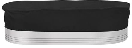 Sarini Oval Water Tank Pool Cover - Waterproof Protector for Bathtub, Spa, Sand Pit, Reservoir, Ice Bath, Farm Tank (4ft)