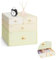 Jiayaus 4 Stück Stapelbare Schubladenboxen, Schreibtisch Schubladen Organizer, Aufbewahrungsbox mit 4 Schubladen, Make-up Organizer für Büros, Wohnungen, Bäder und Eitelkeiten