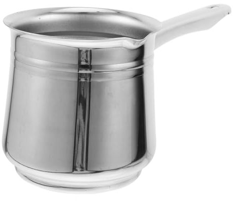 JECOMPRIS Caffettiera Turca Acciaio Inossidabile Da Potente e Facile Da Usare Per Caffè Quotidiano e Campeggio Design Ergonomico Per Preparazione Senza Sforzo