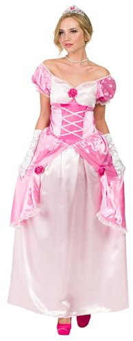 Boland – Prinsessdräkt för kvinnor, 2 delar, karnevaldräkt för temafest, halloween eller karneval, drottning