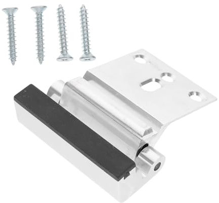 SHINEOFI Cerradura De Seguridad De Refuerzo Para Aluminio Pestillo De Cerradura Adicional Para Apartamentos y Cerradura Portátil Antirrobo Protección Extra