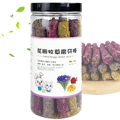 Sticchi a masticare per coniglio | Rubare bastoncini per spuntino per piccoli animali | Trattate e giocattoli rosicchianti | Snack alimentari ideali per i conigli di maiali e roditori de