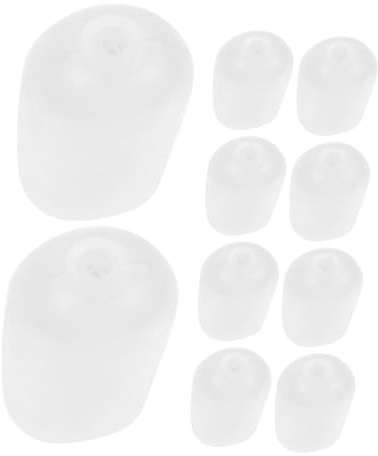 LRXIYODE 10 pezzi Inserti Sonori per Giocattoli con Doppio Squeaker Scatola in Plastica Bianca per Riparazione e Personalizzazione Sonagli per Animali Domestici