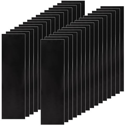 Nexlynk 30 tiras de papel antitarnish negras antitarnish para bolsas de joyas, papel protector de joyas rectangular, cortable, para pendientes, collares, anillos, pulseras (5 x 18 cm)