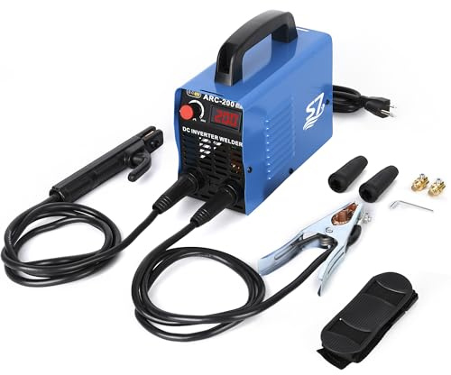 S7 ARC-200 Stick Welder, 110V Portable DC Inverter Welder for Beginners and Home Use, Simple Controls, Anti-Stick Welding Machine for DIY & Repair