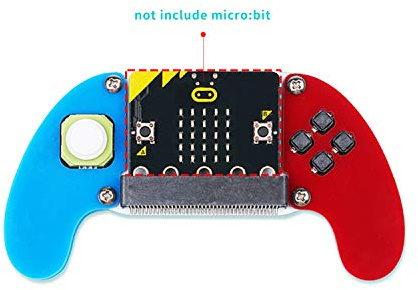 ELECFREAKS microbit Game Joystick Wireless Control Handle by micro:bit STEAM Education DIY Graphical Programming Controller(Without Micro:bit)
