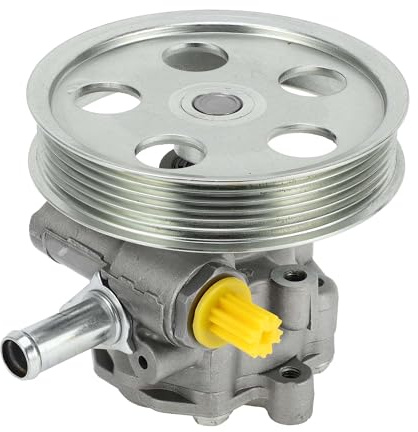 TUCKBOLD Pompa Servosterzo per Audi A4 2.0L 2005-2009 per Audi A4 Quattro 2.0L 2005-2009 Costante No.8E0-145-153-J/8E0145153D Pompa Assistita Tono Argento con Puleggia 1 Pezzo