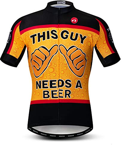 Cykeltröja för herrar mountainbike jersey toppar sommar cykelskjorta andningsbar cykelkläder pro cykelkläder, A1cf0117, L