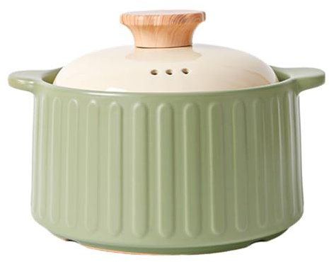 Peakjune Zuppiera in Ceramica con Coperchio,Zuppa in Ceramica con Coperchio,Grande capacità in Porcellana con Coperchio,per la Cucina Domestica del Ristorante.