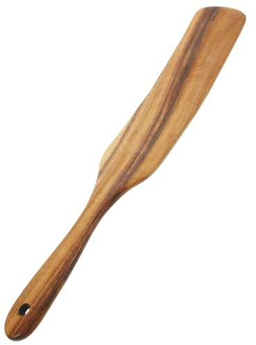 iplusmile Espátula De Madera Con Mango Para Cocina Antiadherente Resistente Altas Temperaturas Herramienta De Cocina Doméstica Natural y Duradera