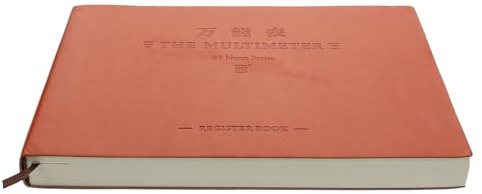 Ciieeo Manuale Libro Contabile Conciso in Similpelle Marrone 320 Pagine, Modulo Portatile Multifunzionale per Appunti e Diari Aziendali, Adatto per Scuola e Ufficio