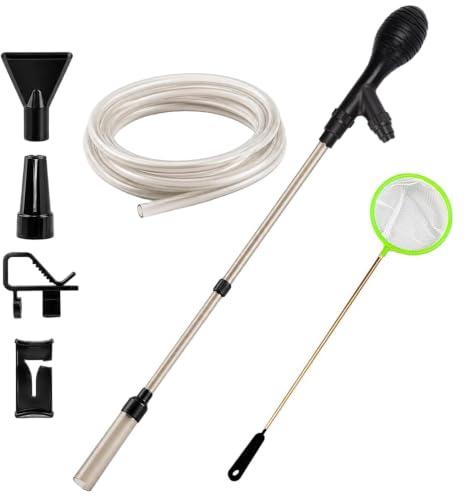 Sifonador Acuario 1 Bolsa Malla Sifon Acuario Manguera Flexible de 2 M