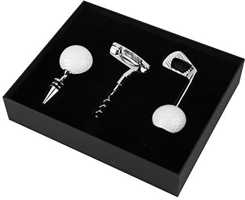 Golf Club Golf Ball Zinc Alloy Bottle Opener Gift Set Present Wine Bottle Stopper Fridge Beer &Wine Kitchen Bar Tool