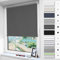 Magiea Verdunklungsrollo ohne & mit Bohren Klemmfix, Dunkelgrau B75 x H120 cm (Stoffbreite 70 cm), Klemmrollo Thermorollo, Innenrollo für Sonnen- und Sichtschutz, Rollos für Fenster & Tür