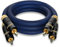 Tertullus Cavo RCA di alta gamma, 1 m, placcato in argento, con doppia schermatura, 2 spine a 2 spine, segnale Hi-Fi per CD, amplificatore, audio, decoder