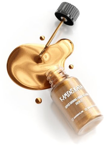 KAMENSKAYA Liquid Bronze Leaf Paint: Alcohol Based Fast Drying Bronze Liquid Gilding, 0.68 fl oz (20 ml)