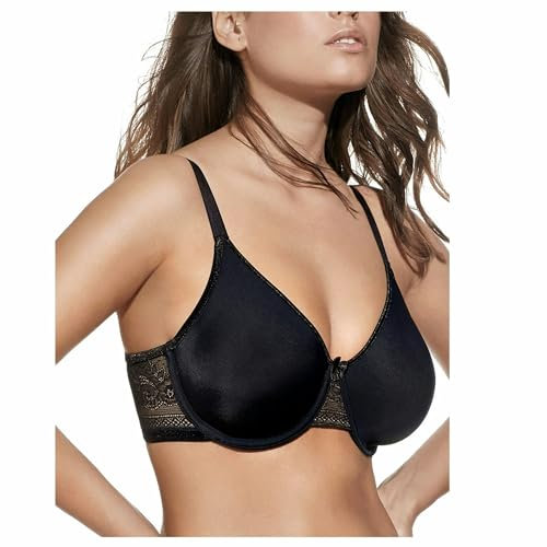 Saggio Selene Reggiseno Giovanna Coppa C Set da 1 o 2 Pezzi Fascia in Prezioso Pizzo con Ferretto Senza Imbottitura Donna Profumatore Nero 4