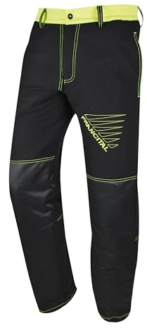 Forest Fighter Start-Up Schnittschutzhose by Francital - rot - Bundhose - Forsthose - Forstkleidung (XXL, schwarz)