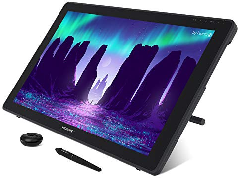 HUION KAMVAS 22 Drawing Tablet with Screen 120% sRGB PW517 Battery-Free Stylus Adjustable Stand, 21.5inch Pen Display for Windows PC, Mac, Android