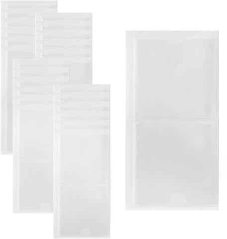 CZAKOMIX 30 Pezzi Porta Etichetta Autoadesivo 10.5 x 10.5 cm, Tasche autoadesive per carte di credito, Portaetichette Autoadesivo Trasparente, per Schede Supermercati, Armadietti,Scaffali, Uffici