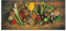XXL Wandbild 115x55cm Leinwand Kräuter Gewürze Löffel Küche Deko Leinwandbild Wanddeko Küchendeko Küchenbild