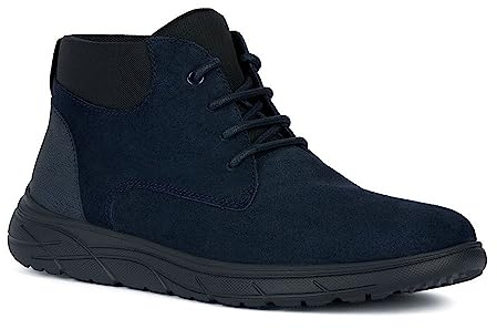Geox Botas de tobillo para hombre U Portello, azul marino, 43 EU