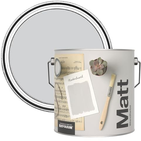 Rust-Oleum Colours Matt Emulsion Wall and Ceiling Paint - Lilac Rhapsody 2.5L