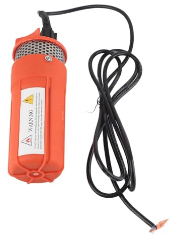 Solar Deep Well Pump 12 V 6.5L/min 120W Operation on Solar Systems and Connection Cable Well Pump Water Pump Garden Submersible Pump, 30m/98.4ft
