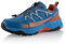 Fusskleidung® Damen Herren Wanderschuhe wasserdichte Trail Running Trekkingschuhe Blau Orange Grau EU 42
