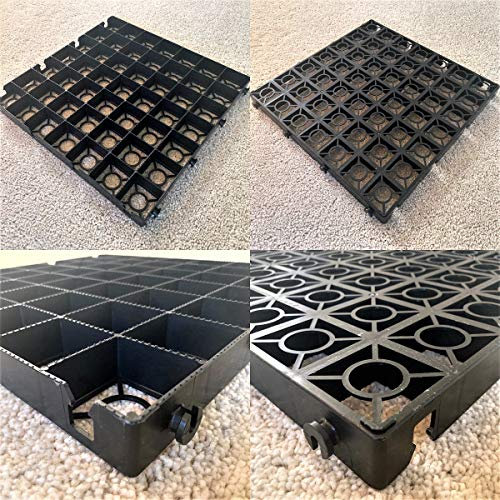 Heavy Duty Garden Summer House Log Cabin Grids ECO500 Full Gravel Shed Base Grid With Included Free HD Membrane (5.5M X 2.5M SUITS 18 X 8 FEET BUILDINGS)