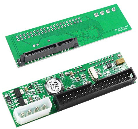 GODSHARK 2.5 inch SATA to 3.5 inch IDE Adapter, 2.5 or 3.5 Inch HDD or SSD SATA Hard Drive to 40 Pin 3.5 Inch PATA Desktop Converter Card
