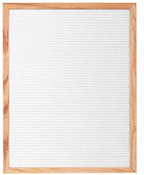 Tubayia DIY Filz Letterboard Buchstaben Tafel Buchstabenbrett Buchstabentafel für Zuhause, Büro (Weiß)